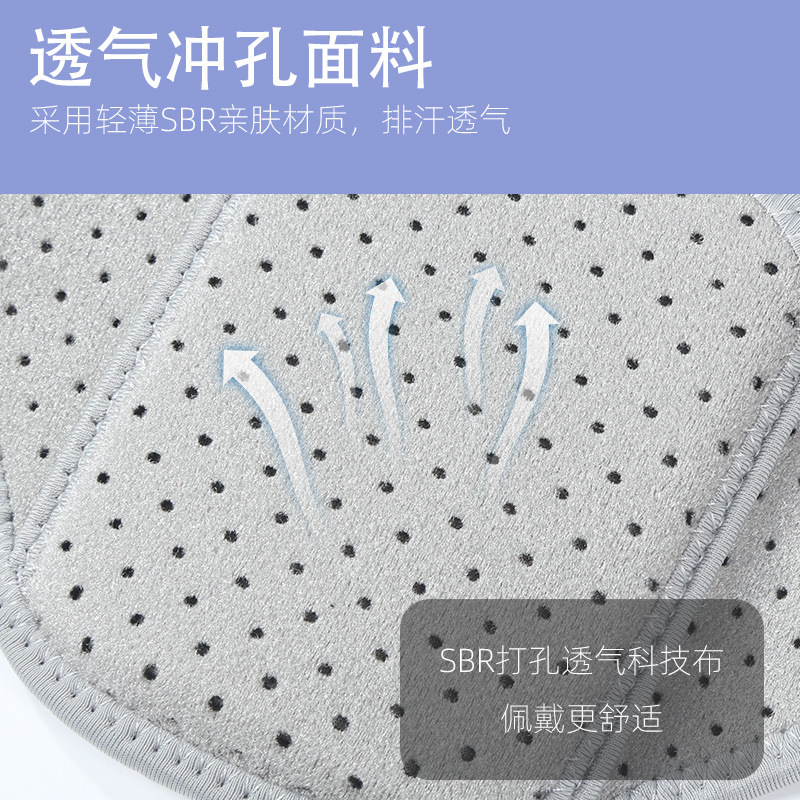 护膝/滑板车运动护膝/护膝头圈/艾草护膝套/冬季骑车护膝防风细节图