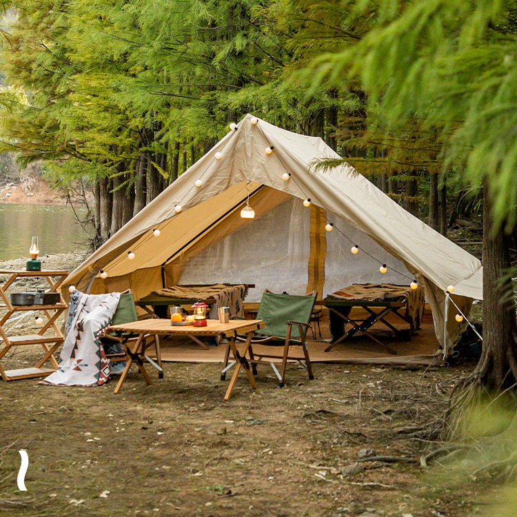 Wholesale of light luxury cabin hotel tents, outdoor camping scenic spots, tourist homestays, camping thickened waterproof and sun-proof tents Specification image