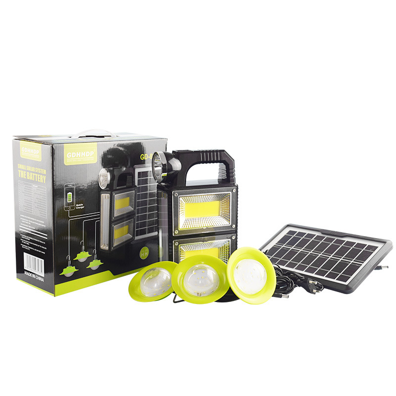 Solar small system, night market street stall LED lights, outdoor camping solar lights, led solar lights Item Picture
