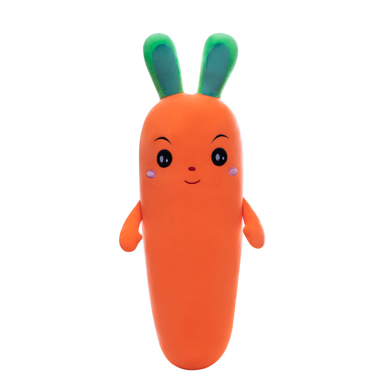 New Down Cotton Carrot Plush Toy Creative Large Long Pillow Vegetable Doll Sleeping Pillow Wholesale Item Picture