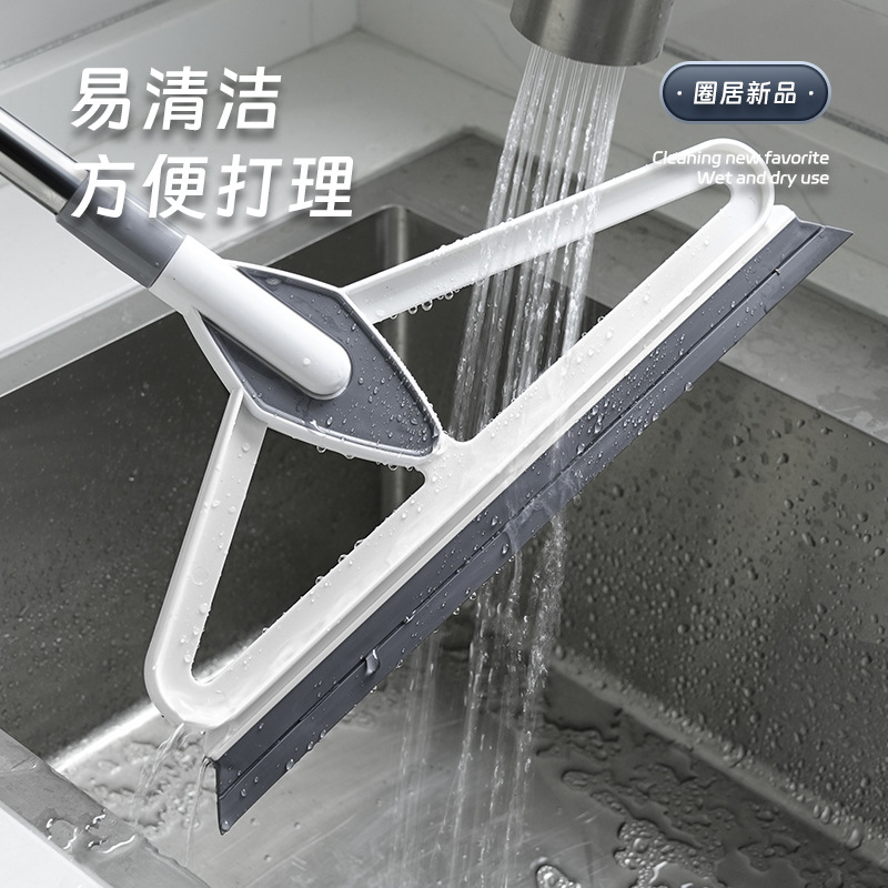 New Home Black Tech Sweep Broom Wiper Mop Bathroom Broom Hair Sweeper Magic Broom Specification drawing