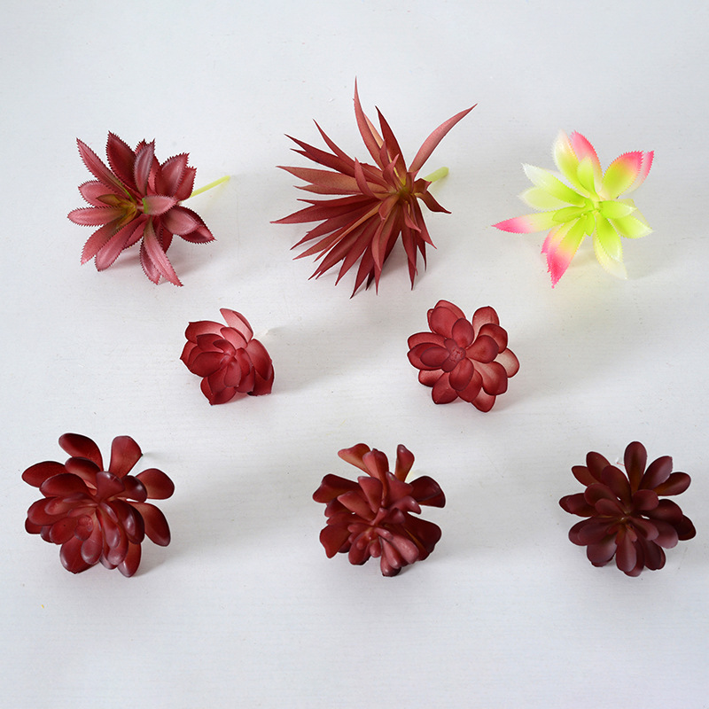 仿真花/毛线钩织品/毛线钩织/簪花/毛线花细节图