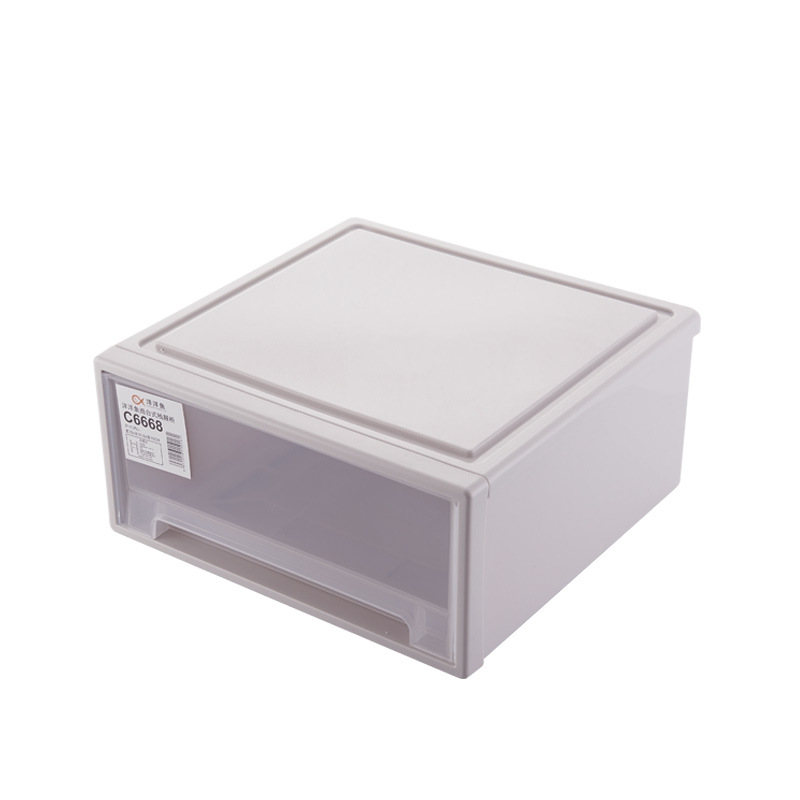 Wholesale thickened drawer storage cabinets, drawer-type storage and organization boxes, household clothing storage boxes, transparent shoe boxes Item Picture