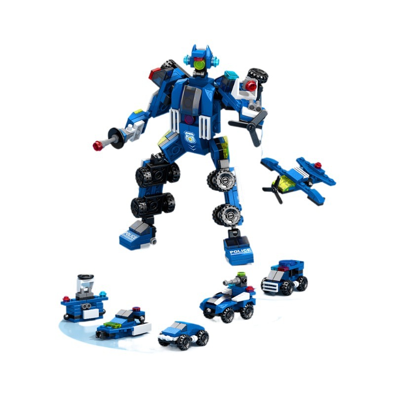 兼容乐高军事航天火箭机甲恐龙坦克飞机小盒儿童玩具积木批发详情图5