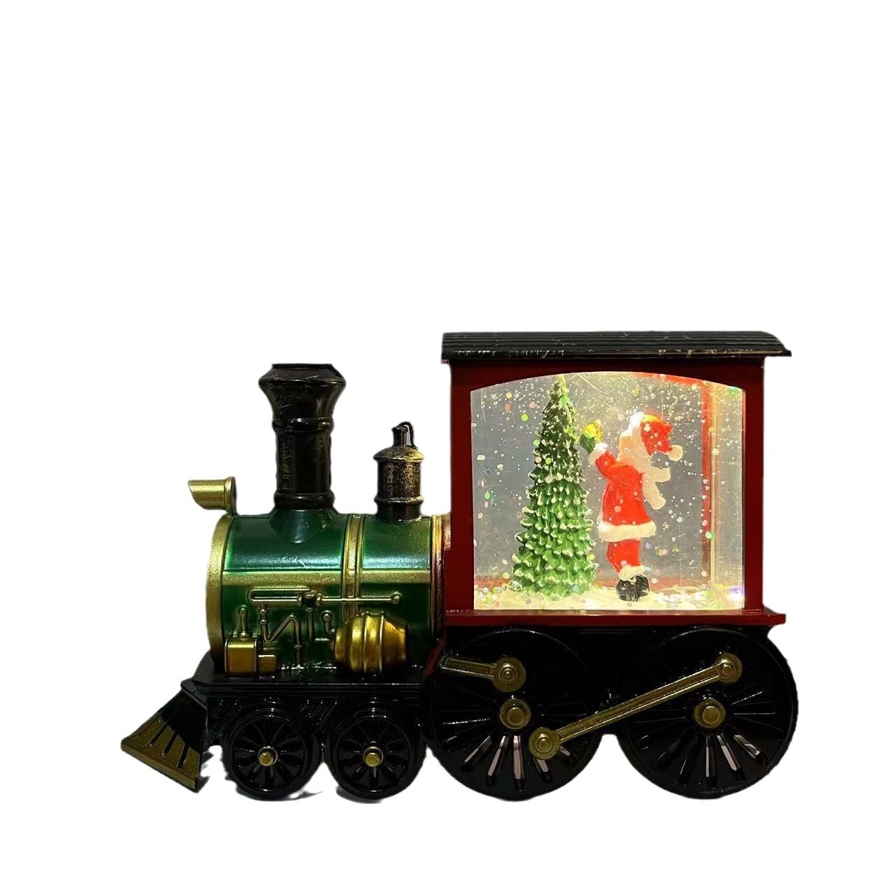 Cross-Border New Christmas Party Gift Christmas Gift Accompanied By Gift Waterflood Train Thomas Train Car Item Picture