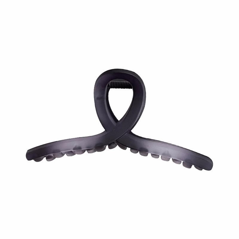 Korean Version Of Large Frosted Grip Acrylic Back Head Shark Clip Fog Top Advanced Hair Clip Women's Headwear Wholesale Item Picture