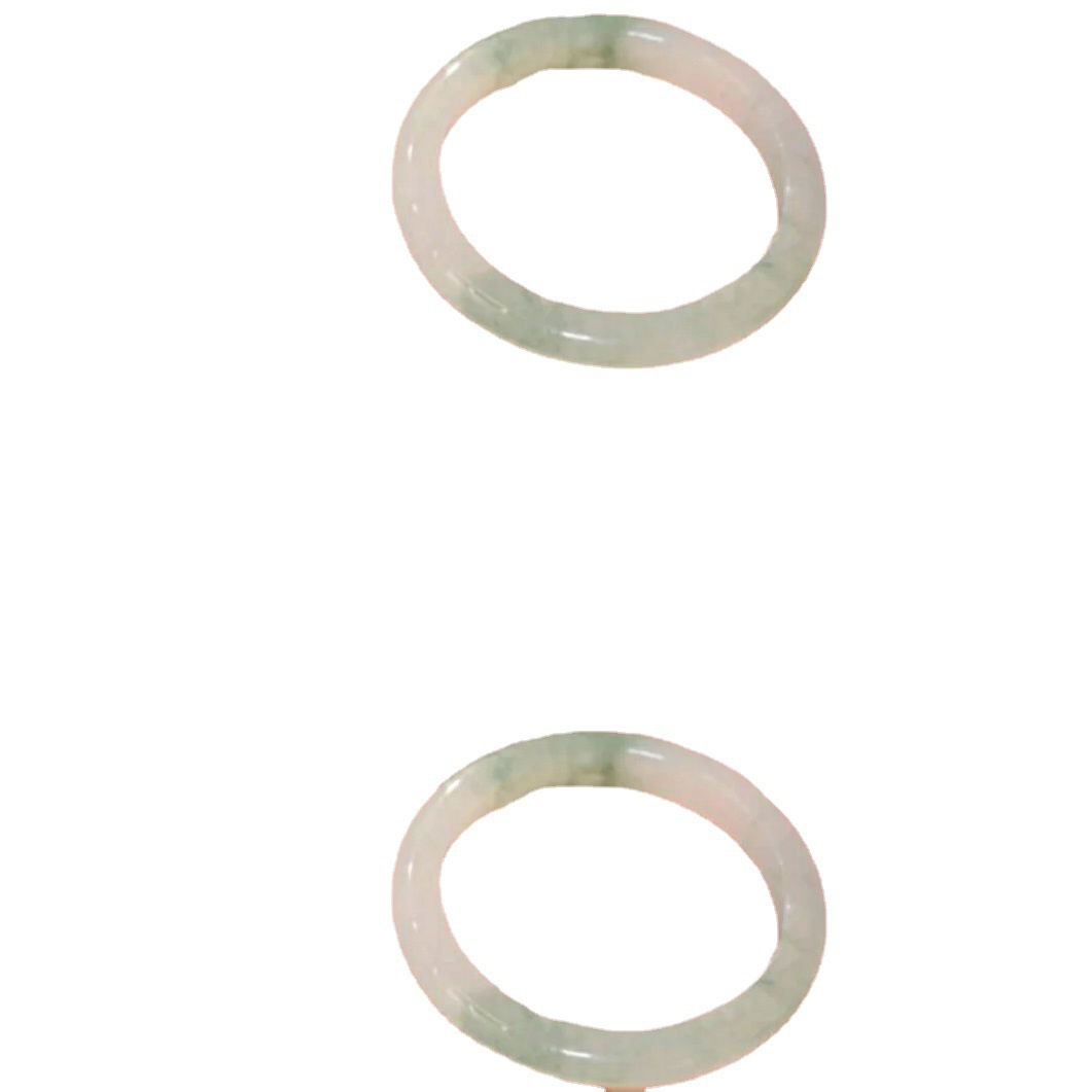 The original Chinese-style fine plain ring with imitation jade on Xiaohongshu, which does not fade, is a niche ancient-style jade ring for women Item Picture