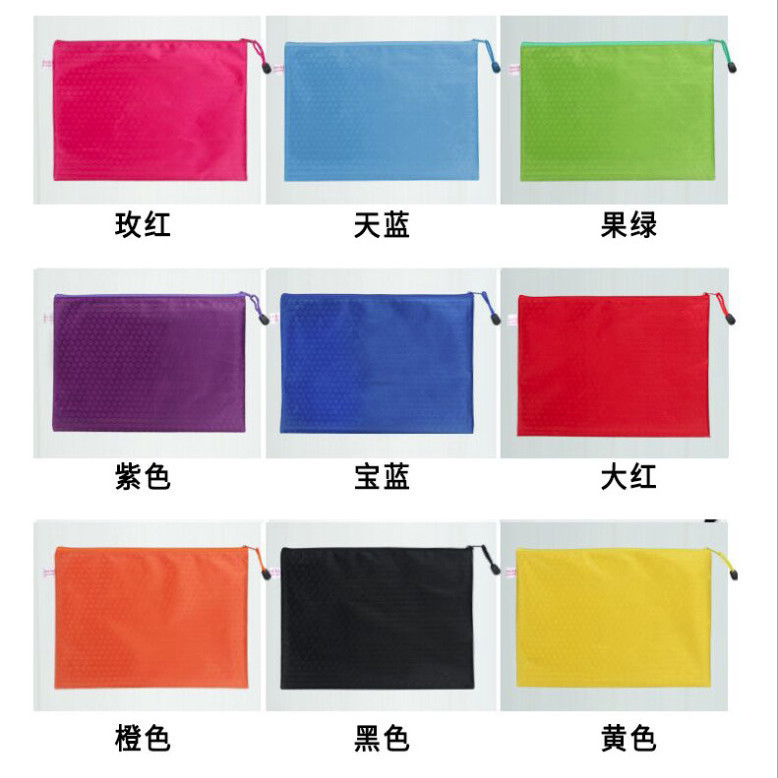 A4 file bag with thickened Oxford canvas football pattern, a5 prenatal checkup materials for students, a6 pencil case wholesale, customized and printed with LOGO Application Scenario