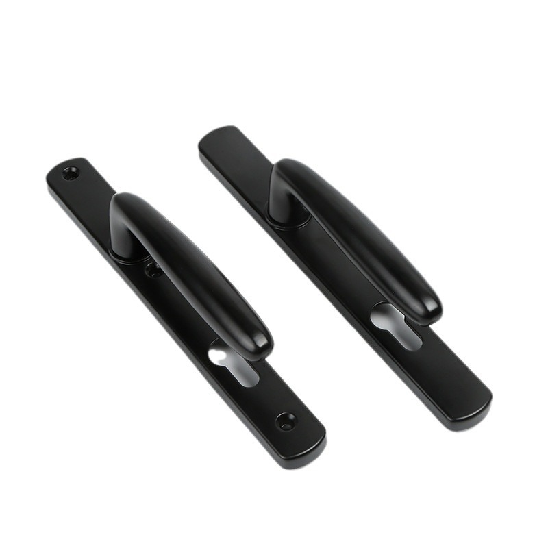 Huayili fabricante mango de puerta de aleación de aluminio cerradura de puerta de acero plástico PVC vidrio push-pull acero inoxidable puente roto cerradura de puerta de aluminio - 3