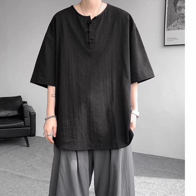 Customized Chinese-style loose Tang T-shirt super factory in Kingston, Washington, USA, based on your provided samples Specification image