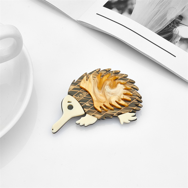 Japanese and Korean creative cloud rainbow water drop sun simulation acrylic decorative brooch, fashionable and versatile clothing corsage pic 10