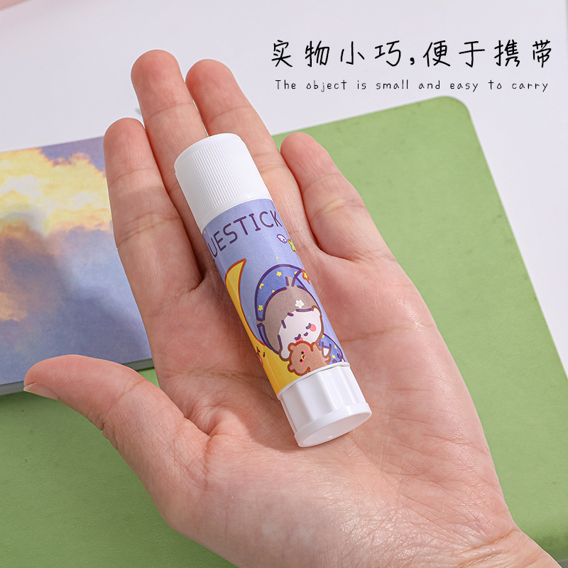 Cute solid glue wholesale, high-viscosity glue sticks, strong hand glue, financial ticket glue sticks, stationery glue, office supplies details Picture