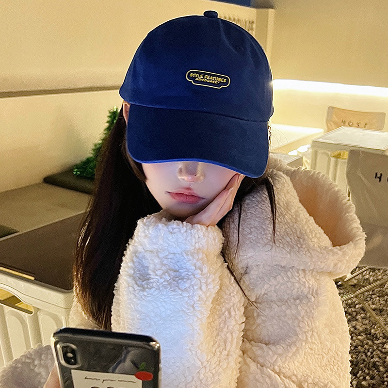 帽子女春夏季遮阳防晒棒球帽户外运动休闲百搭显脸小鸭舌帽ins潮