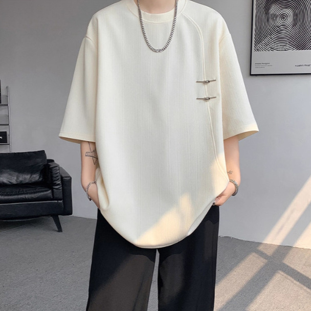 来图打样 定制西班牙港 金斯顿 圣何塞 中式冰丝提花短袖超级工厂