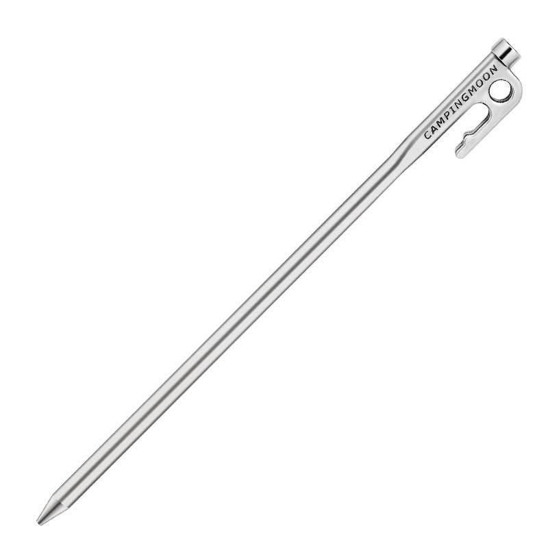 420 Stainless steel camp nails, tent nails, ground nails R series set, 30CM8 pieces camping ground nails Item Picture