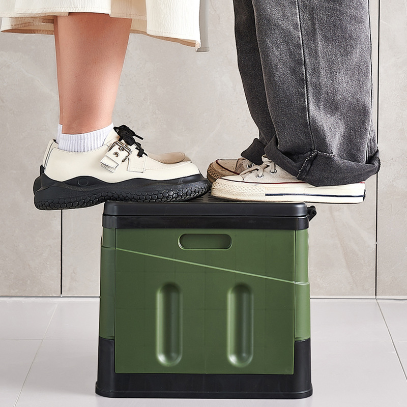 Outdoor camping toilet, folding car toilet, portable anti-odor curing agent toilet, emergency self-driving equipment for vehicles details Picture