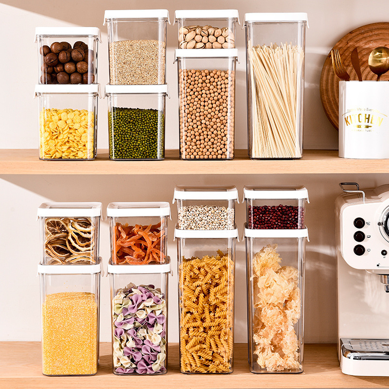 Food Sealed Tank Food Moisture-Proof Sealed Storage Tank Refrigerator Storage Box Fresh-Keeping Tank Grain And Miscellaneous Grains Storage Tank Specification drawing