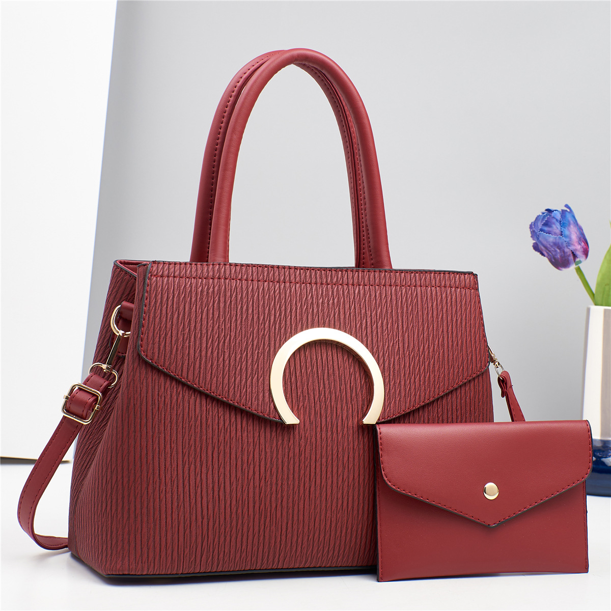 "Bag Girl 2025 Autumn New trendy and fashionable single-shoulder bag, crossbody bag, mother and child bag, cross-border large-capacity handbag for women.