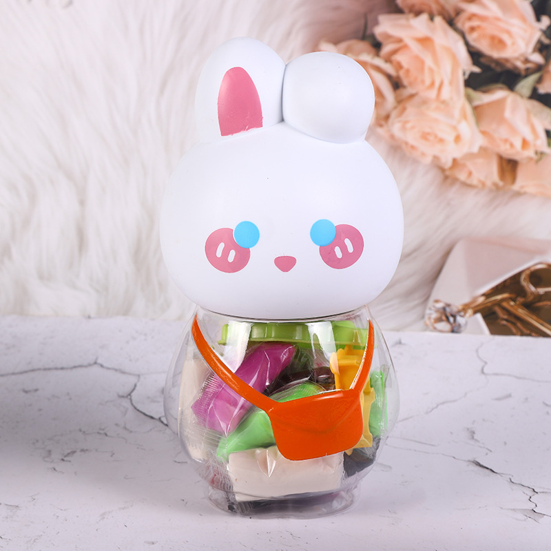 Peilebao Colored Clay Factory Direct Sales: Rabbit Leaps Forward, Colored clay like leather clay, children's DIY toys, educational toys, and clay Specification image
