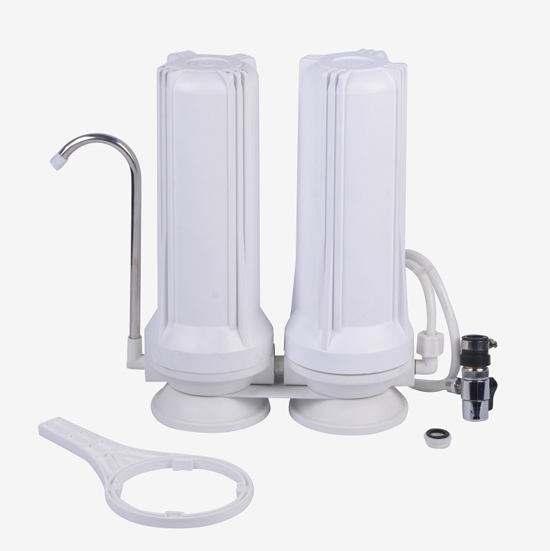 Countertop water purifier manufacturers produce inverted water purifiers for household kitchens and tap water filters in export styles Specification image