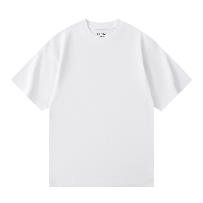 【 Hexagonal Warrior T】 40-count long-staple cotton sorona Cool, anti-wrinkle solid color men's and women's short-sleeved T-shirt Item Picture