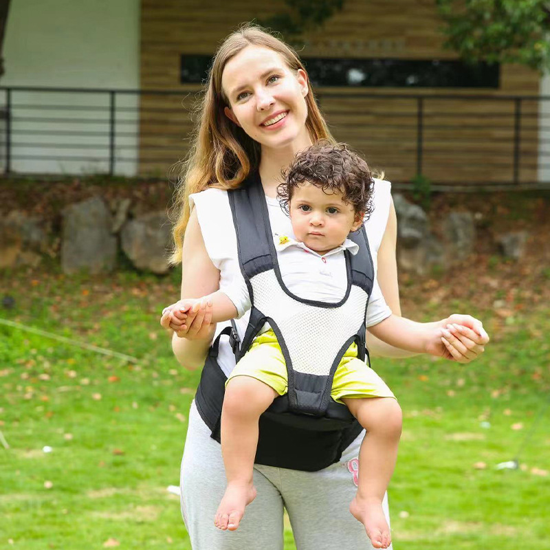 Wholesale breathable baby holding gadgets, foldable portable baby carriers, baby stools, single stools, waist stools full figure