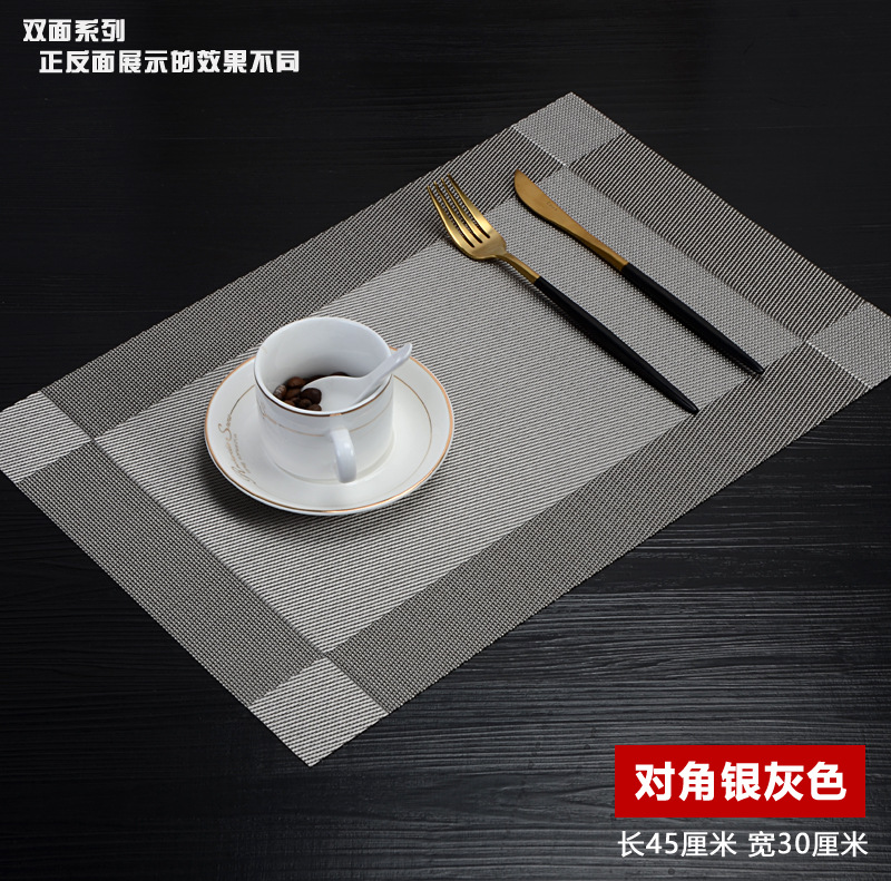 现货酒店餐垫/欧式PVC防/料理店餐桌垫产品图