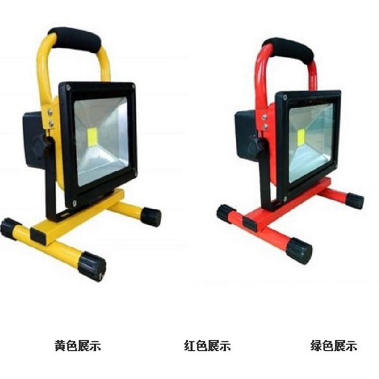 Portable lamps 10W and 20WLED rechargeable street lamps, floodlights, camping lighting lamps, portable 100w searchlights