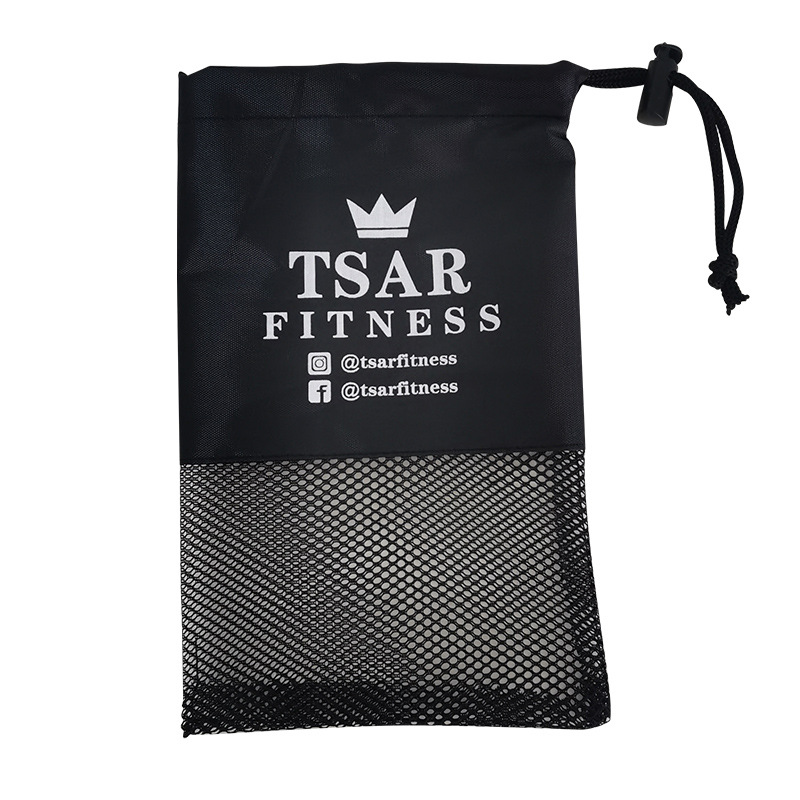 Polyester single-sided drawstring mesh bag resistance packaging golf ball storage mesh bag spliced drawstring bag order and production Item Picture