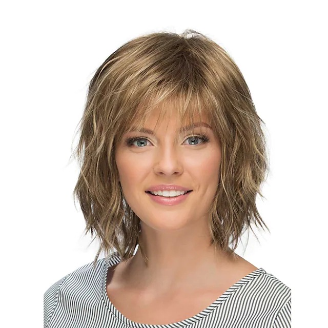European and American foreign trade women's wigs with gradient color short hair cross-border supply Yiwu manufacturer wholesale