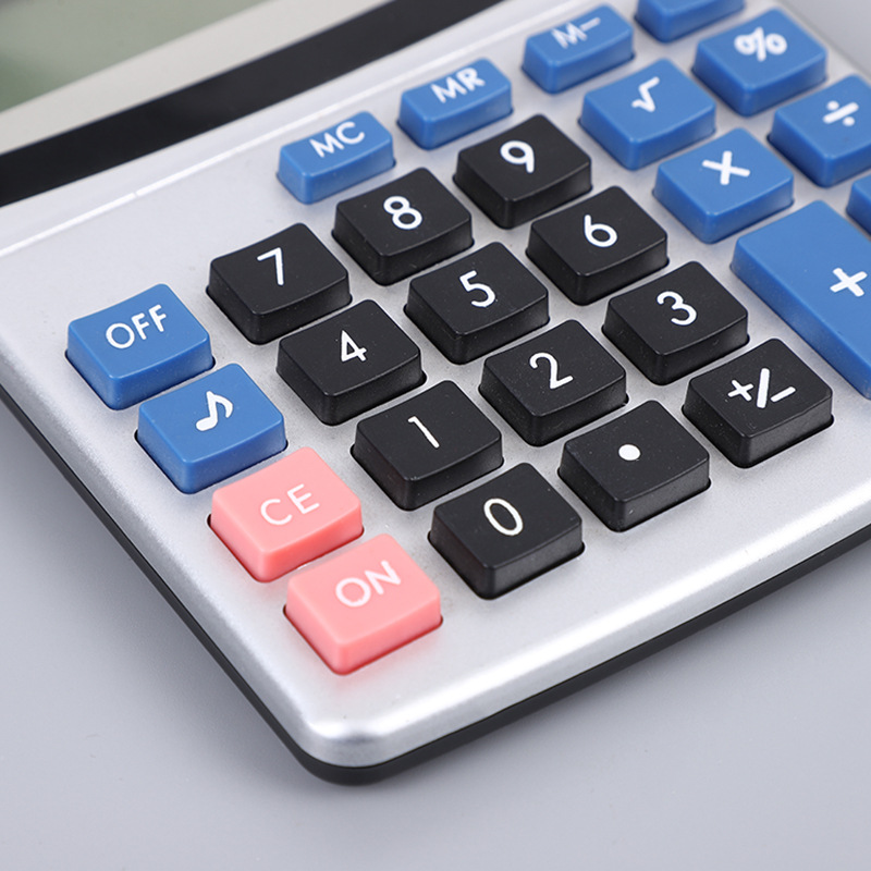 Kk-800A Calculator Desktop Office Finance Special Calculator 8-Digit Desktop With Sound Calculator Application Scenario