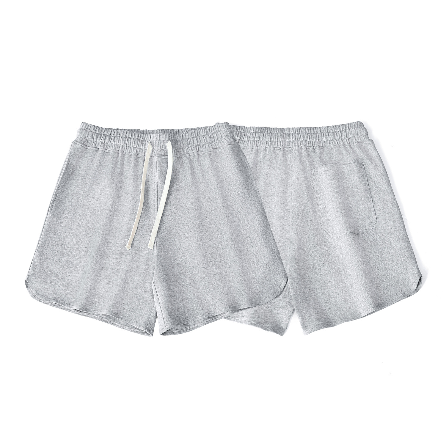 2023 Summer new Men's sports shorts, oversized home casual shorts, running and fitness pants, pure cotton capri pants details Picture