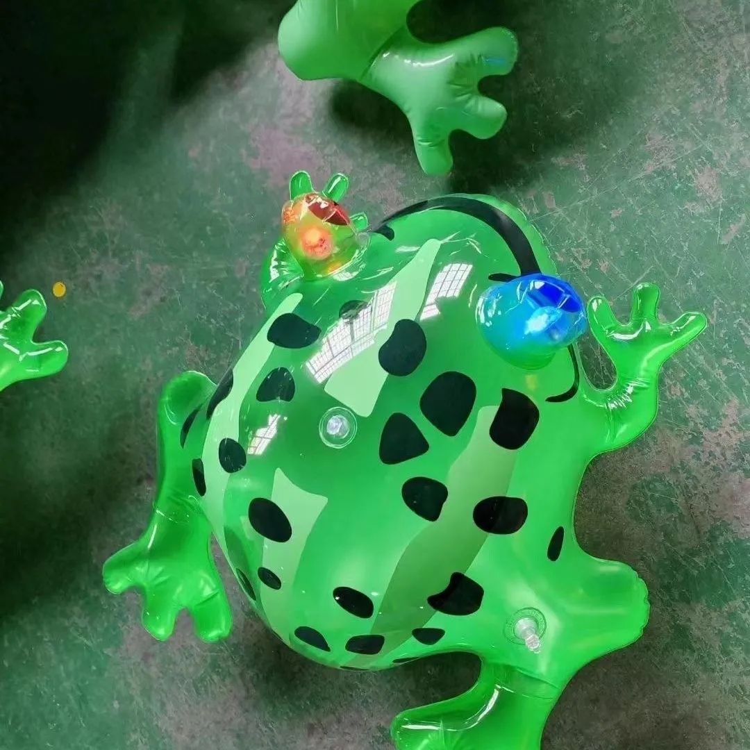 青蛙/动物长棒/卡通发光气球/猪猪气球/充气玩具不到翁细节图