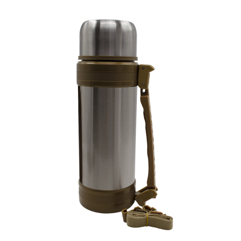 304 stainless steel insulated cup, portable handle vacuum travel kettle, outdoor large-capacity sports water kettle Item Picture