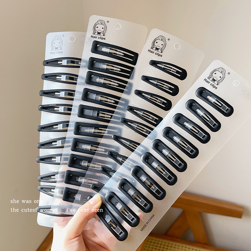 后脑勺发夹女款前额刘海夹头发夹子儿童发卡侧边碎发bb夹新款头饰