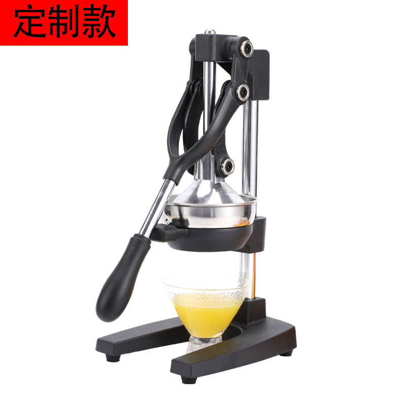 新款重型立体式榨汁机家用多功能水果压汁机手动榨汁器铸铁榨汁机