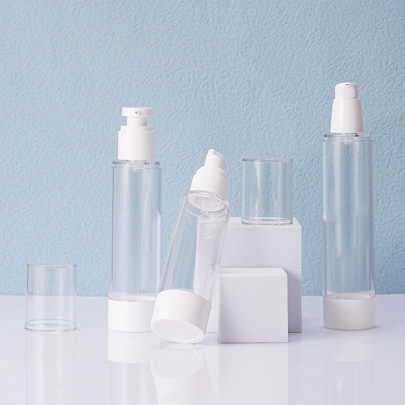 In stock: 15ml-120ml vacuum bottles, flat lotion, press-type spray bottles, cosmetic sets, travel portioned bottles details Picture