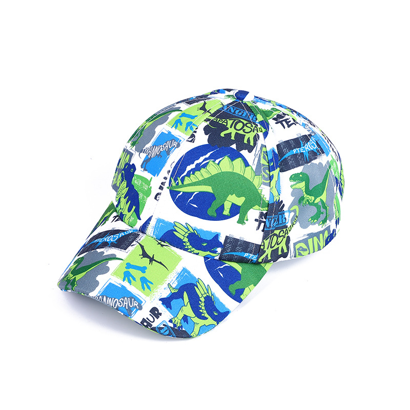 New Summer Cute Children's Cap New Children's Visor Cotton Printed Baseball Cap Boys Girls Cap Item Picture