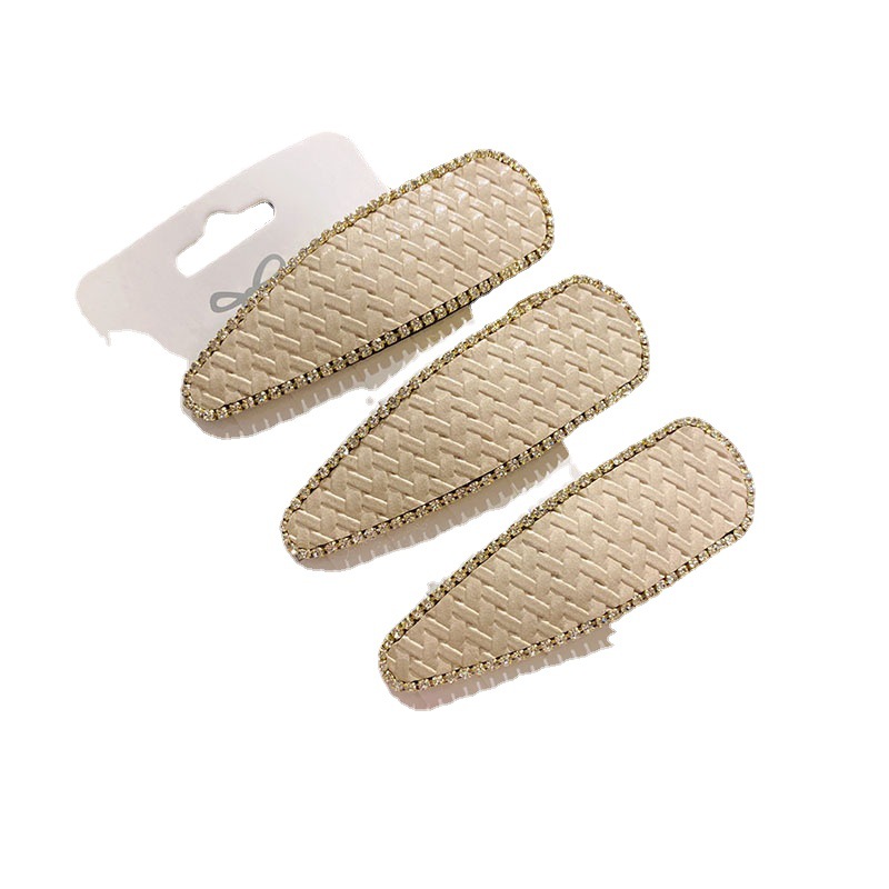 Rubber Band Drop Hair Clip Korean Style Pair Clip Hair Clip Back Head Broken Hair Clip Internet Celebrity Headdress Bb Clip Girl Side Clip Item Picture