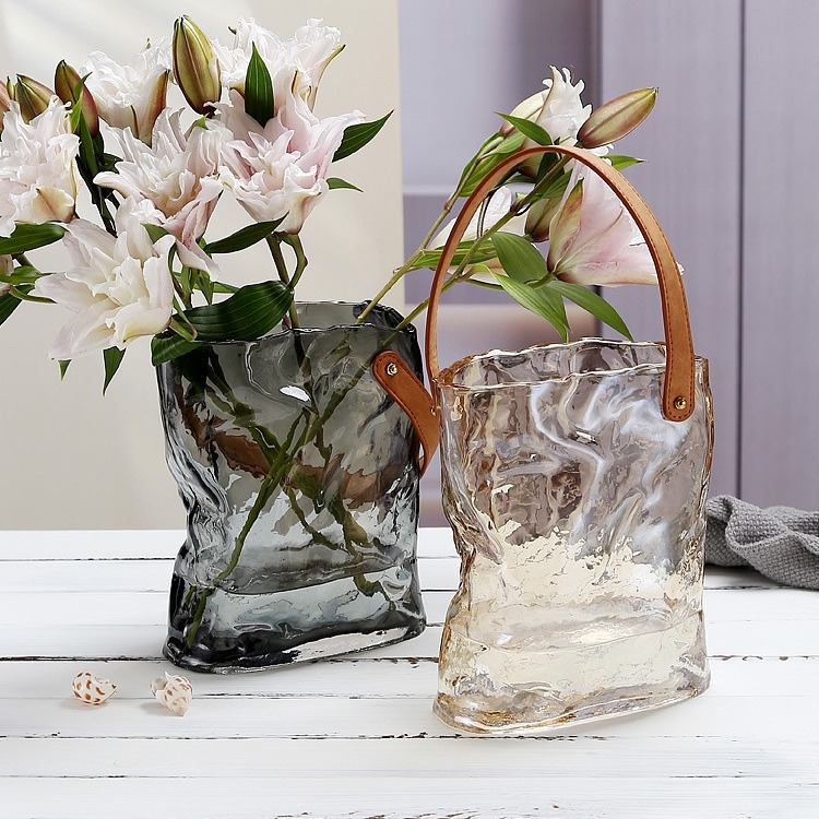 透明花瓶/玻璃烛杯/永生花玻璃罩/酒精胶/透明玻璃花瓶产品图