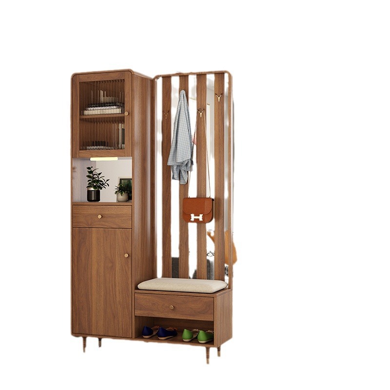 鞋柜/门口鞋柜/木制柜/入户柜/Jeko鞋柜白底实物图