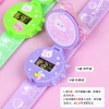 Cartoon flashing kitten electronic watch, oil-immersed flowing sand rotating children's papa ring bracelet, baby electronic watch gift Application Scenario