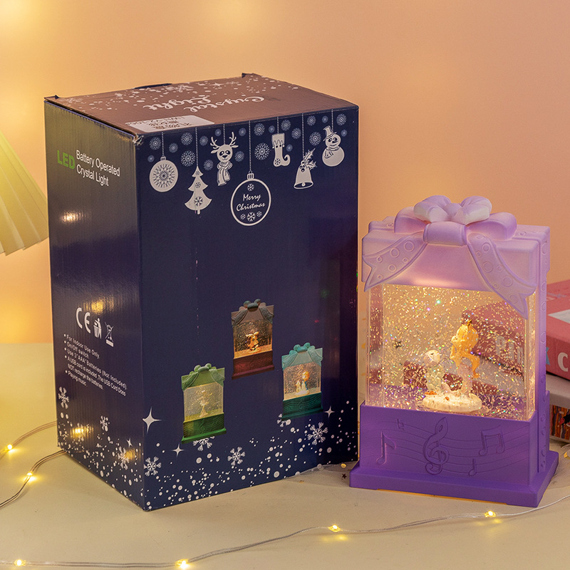 Cross-border new Valentine's Day gifts, birthday gifts, cartoon music box, crystal ball, fairy princess, wind lantern, night light Application Scenario
