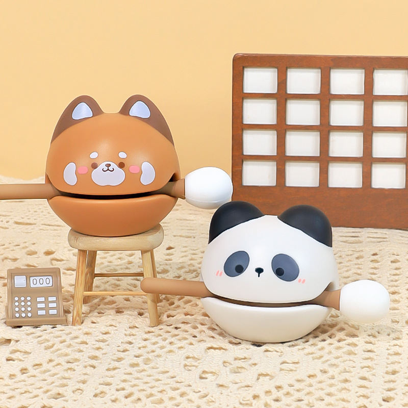 "Tap to Relieve Stress Merit +1 Small wooden Fish Stress-relieving figure-piece for office workstations, Tap to control emotions, heal and relieve stress toys. details Picture