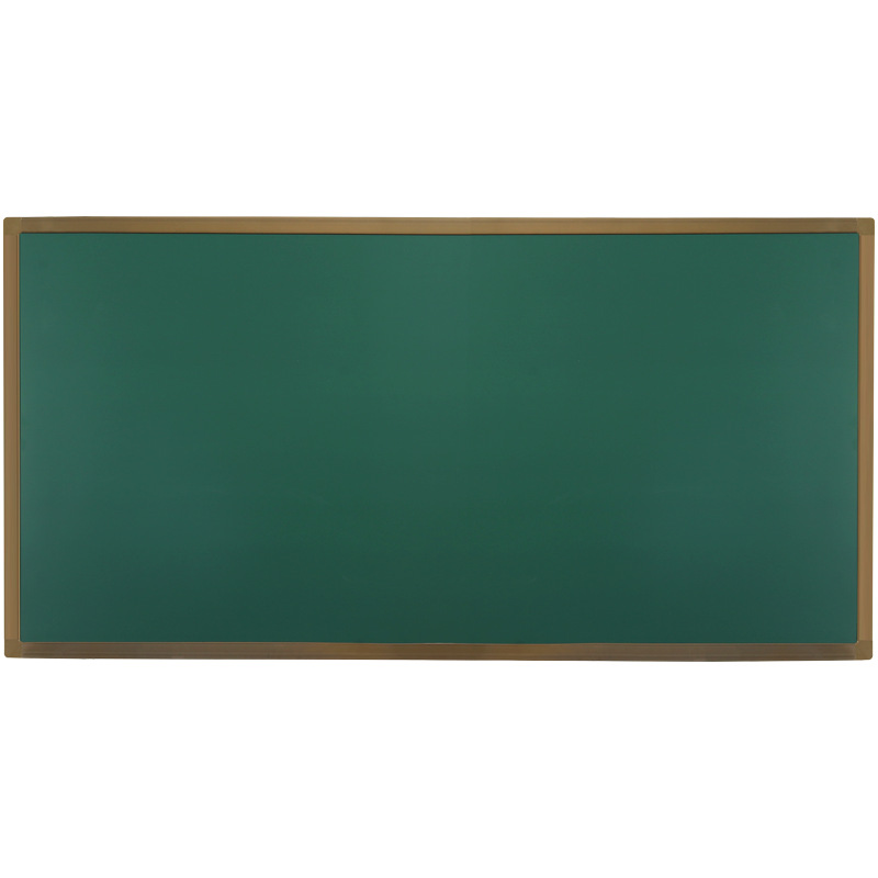 The manufacturer's school's rear wall blackboard is a household magnetic attraction single-sided hanging classroom green board and white board, measuring 1 meter and 2 meters Item Picture
