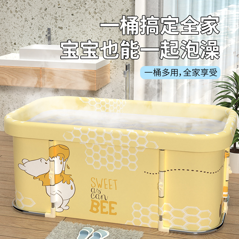 折叠泡澡桶/成人全身保温/浴盆沐浴桶产品图