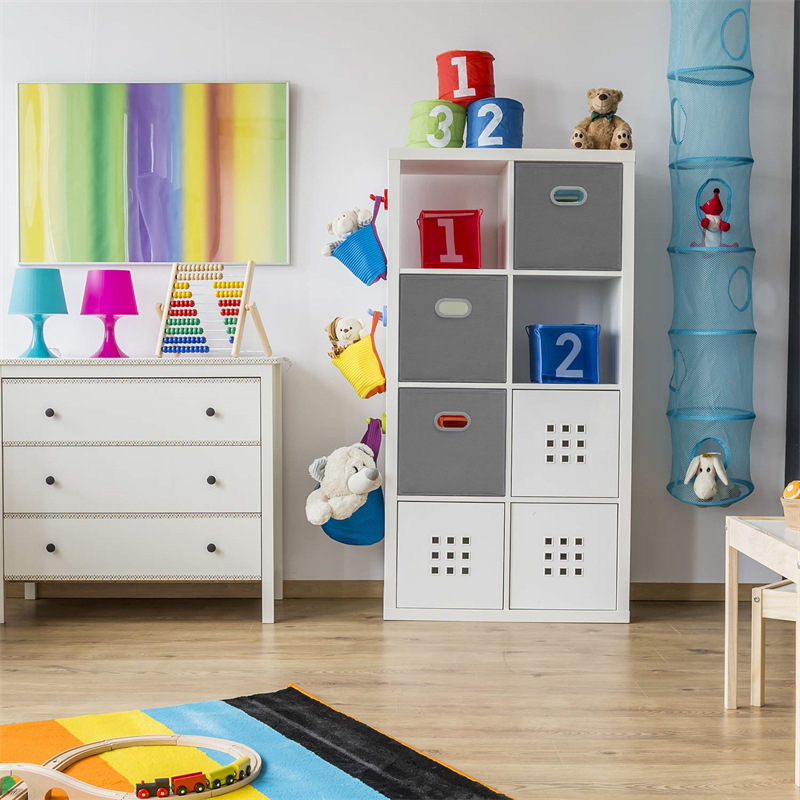 Collapsible Storage Box Amazon New Cloth Finishing Storage Box Wardrobe Cabinet Bookcase Storage Box Shelf details Picture