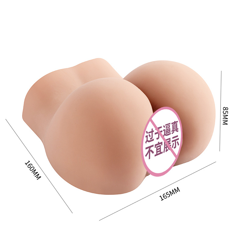 Male solid double channel butt pussy inverted mold male masturbator Application Scenario