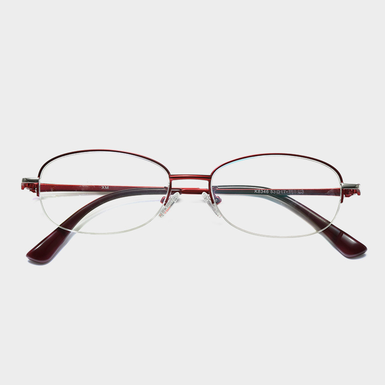 New popular reading glasses for women, anti-blue light reading glasses, electroplated two-color frame, elegant reading glasses Specification image