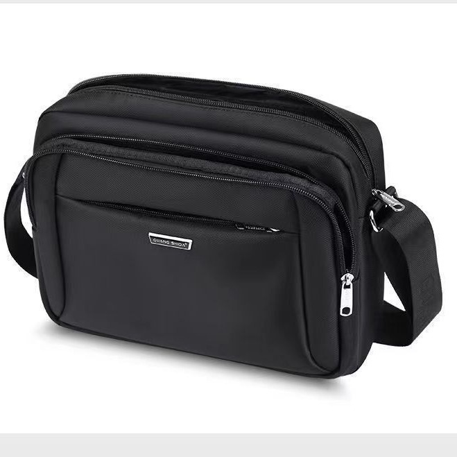 Wholesale of 512 thickened Oxford fabric multi-layer cash register bags, business bags, crossbody men's bags, single-shoulder bags and casual bags details Picture